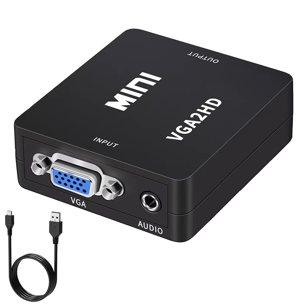 Home Cinema Portable - Konwerter Mini VGA na HDMI VGA2HDMI
