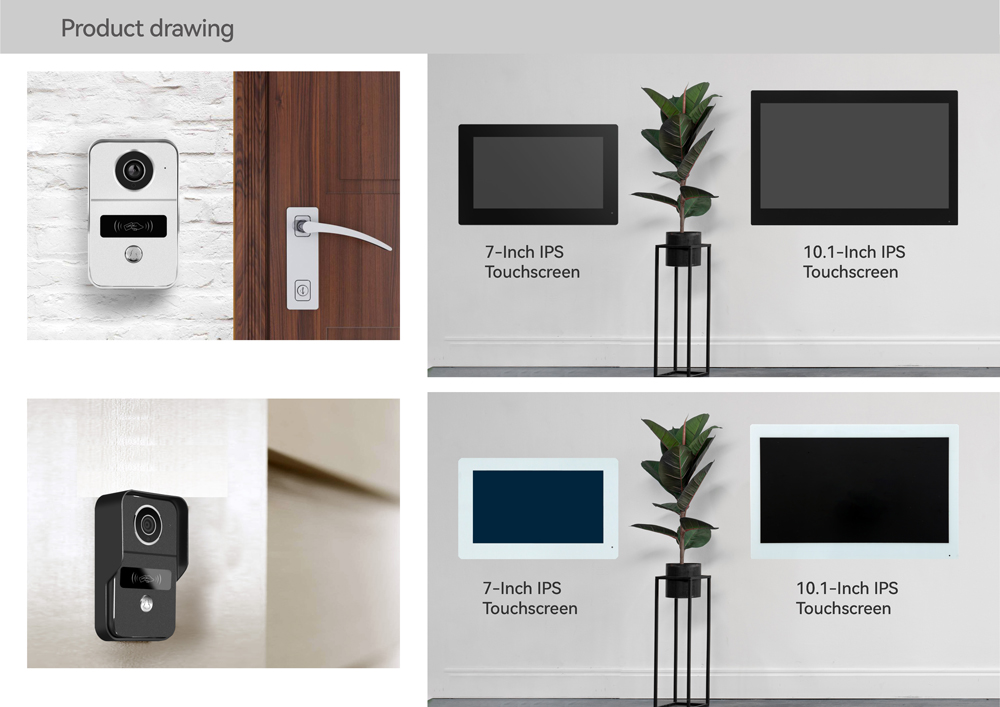Home Cinema Wall Panels - Dodatkowy 1 szt. LCD TUYA 2-przewodowy