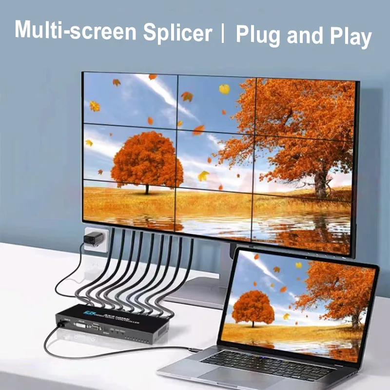 Home Cinema Video Processor - Kontroler ściany wideo 4K 3x3 3