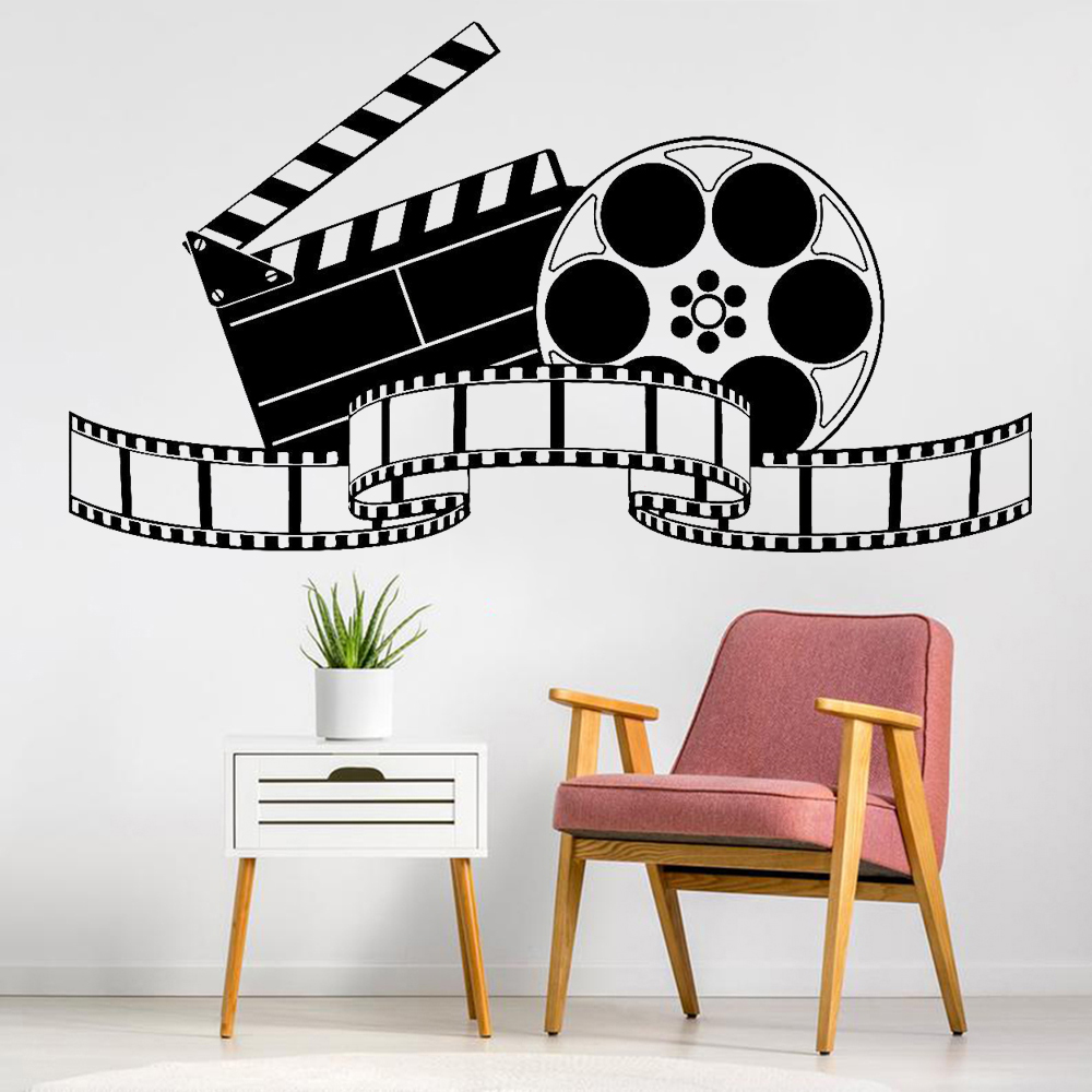 Home Cinema Wall Panels - Filmowanie winylowa naklejka na ścianę artystyczne