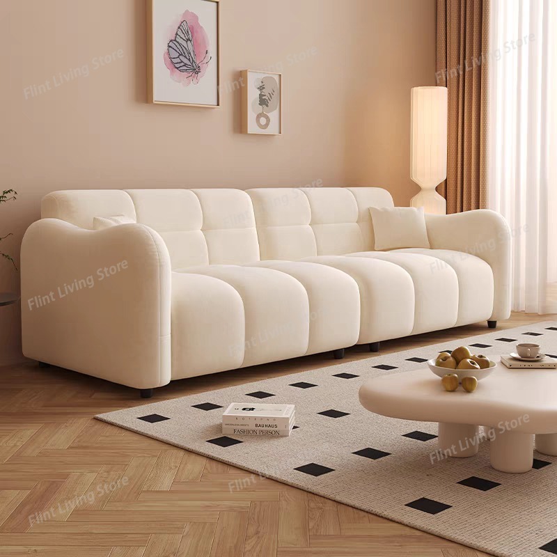 Home Cinema Room Accessories - Relaksujące Kremowe Sofy do Salonu Ekonomiczne
