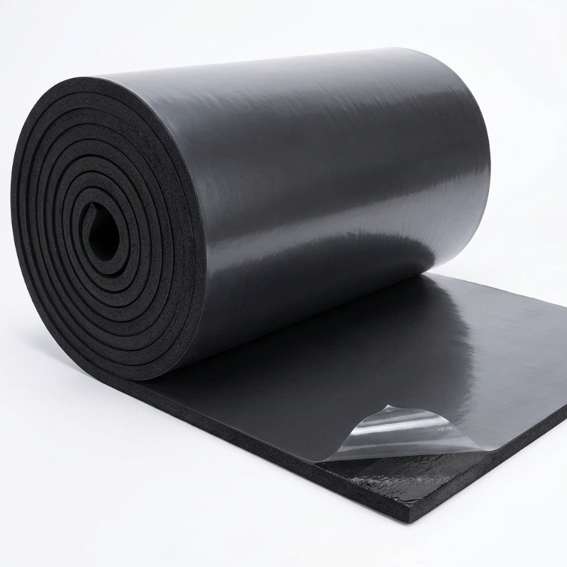 Acoustic Foam Panel - Samoprzylepna czarna piankowa mata izolacyjna do