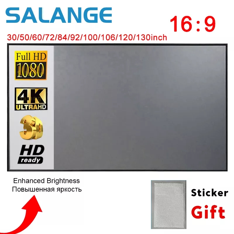 Home Cinema Blanc - Ekran projektora Salange, 60 100 120