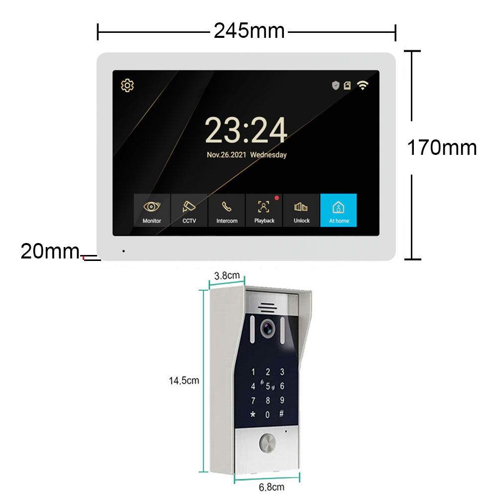 System wideodomofonowy 5w1 z 1 – Home Cinema Wall Panels recenzja i cena
