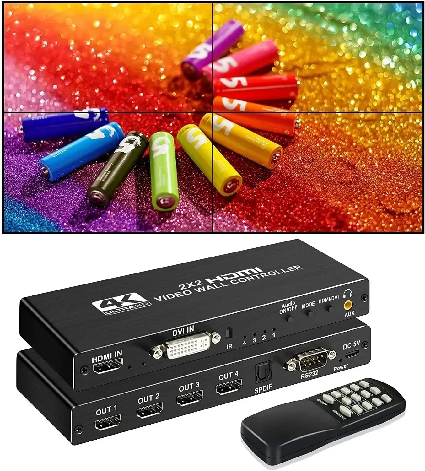 Kontroler ściany wideo 4K 3x3  – Home Cinema Video Processor recenzja i cena