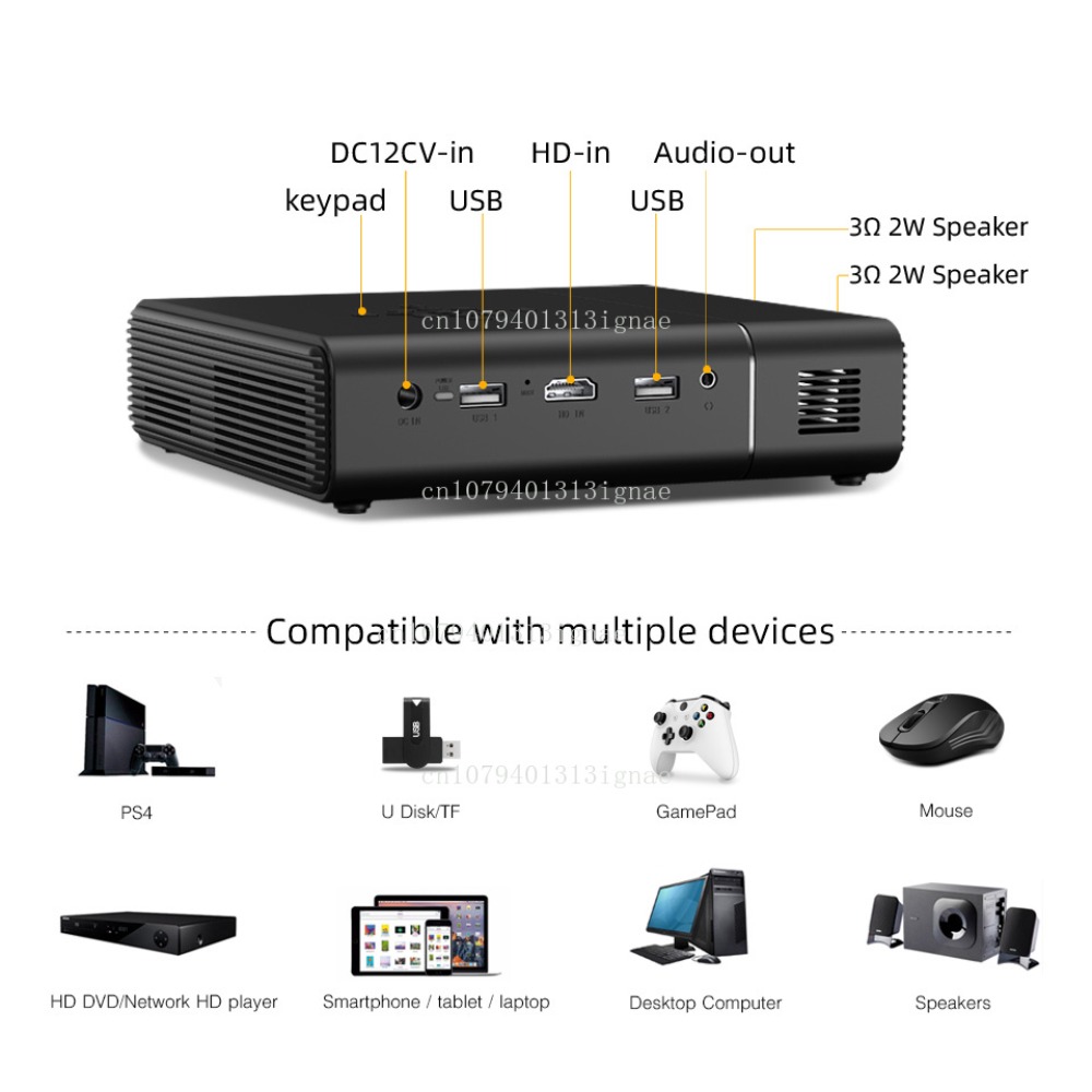 Projektor U30 Top Sale 3D 4K P – Home Cinema Portable recenzja i cena