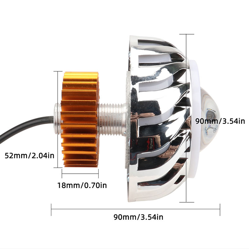 1 sztuk reflektor motocyklowy  – Projector Lamp Replacement recenzja i cena