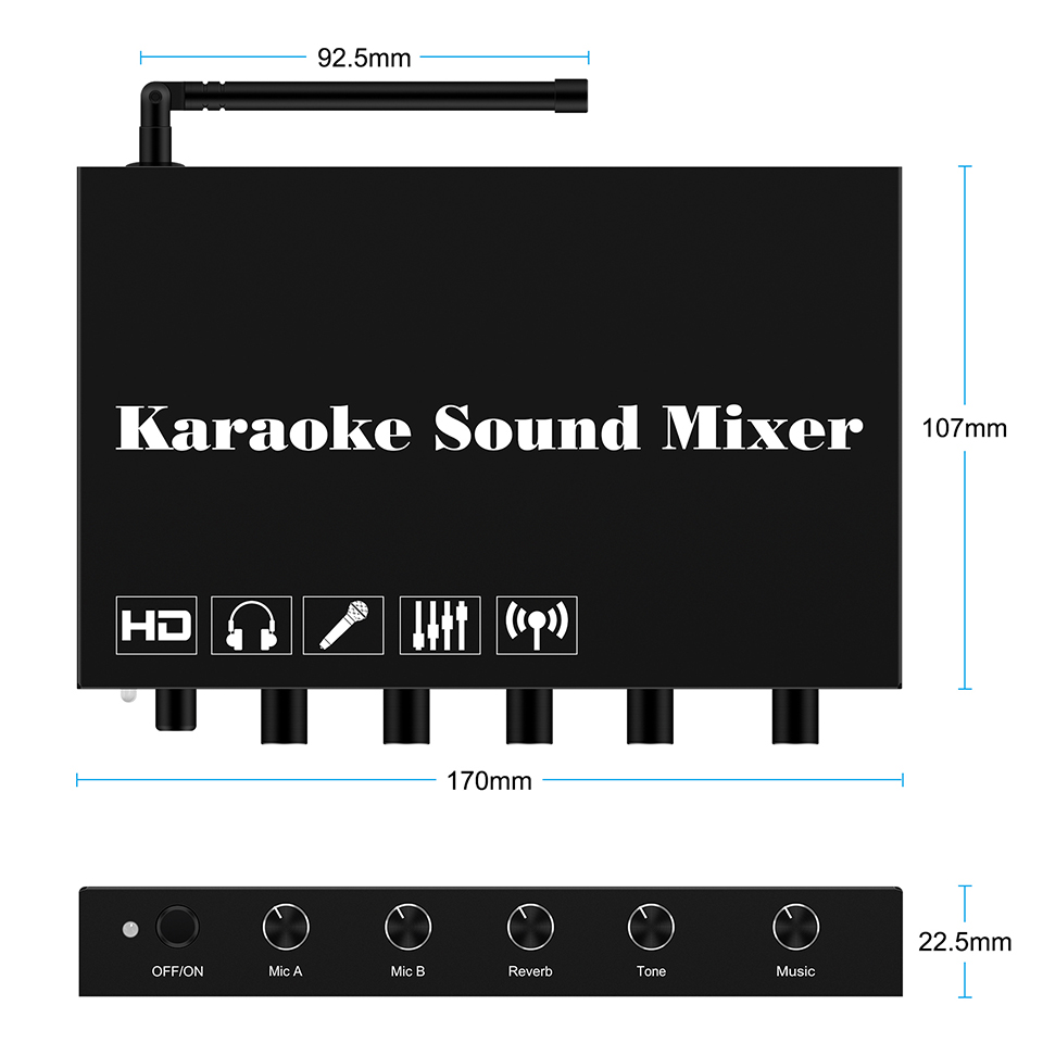 Mikser Karaoke HDMI Bezprzewod – Soundbar Bluetooth Home recenzja i cena