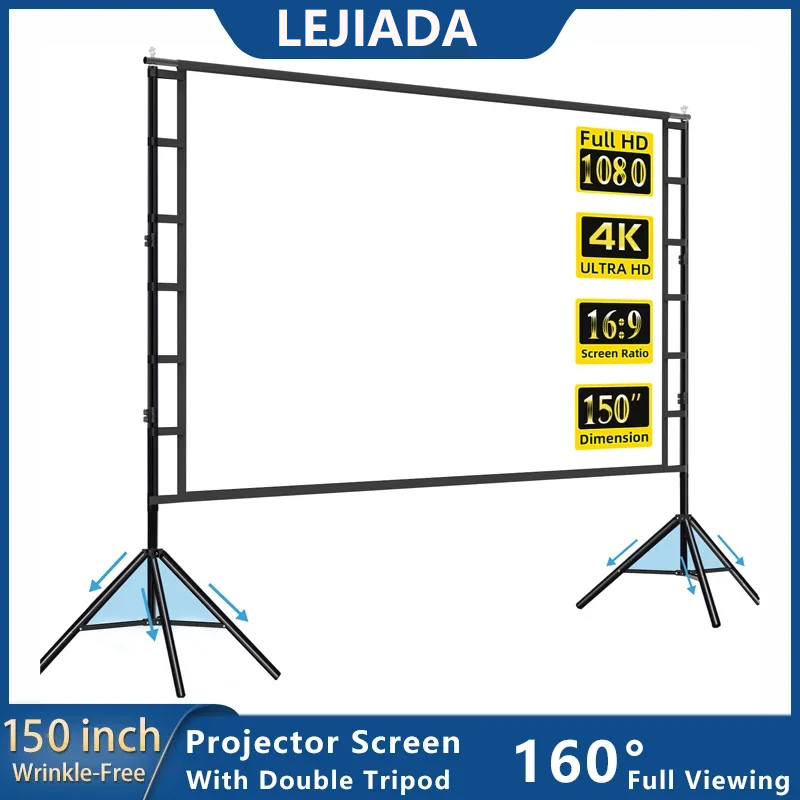 Ekran projektora LEJIADA ze st – Home Cinema Blanc recenzja i cena