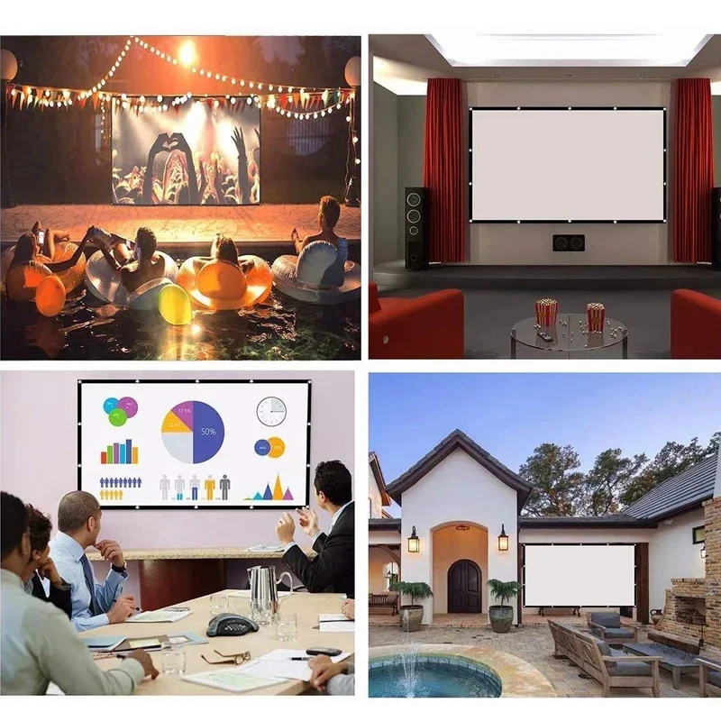 Przenośny ekran do projektora  – Home Cinema Blanc recenzja i cena