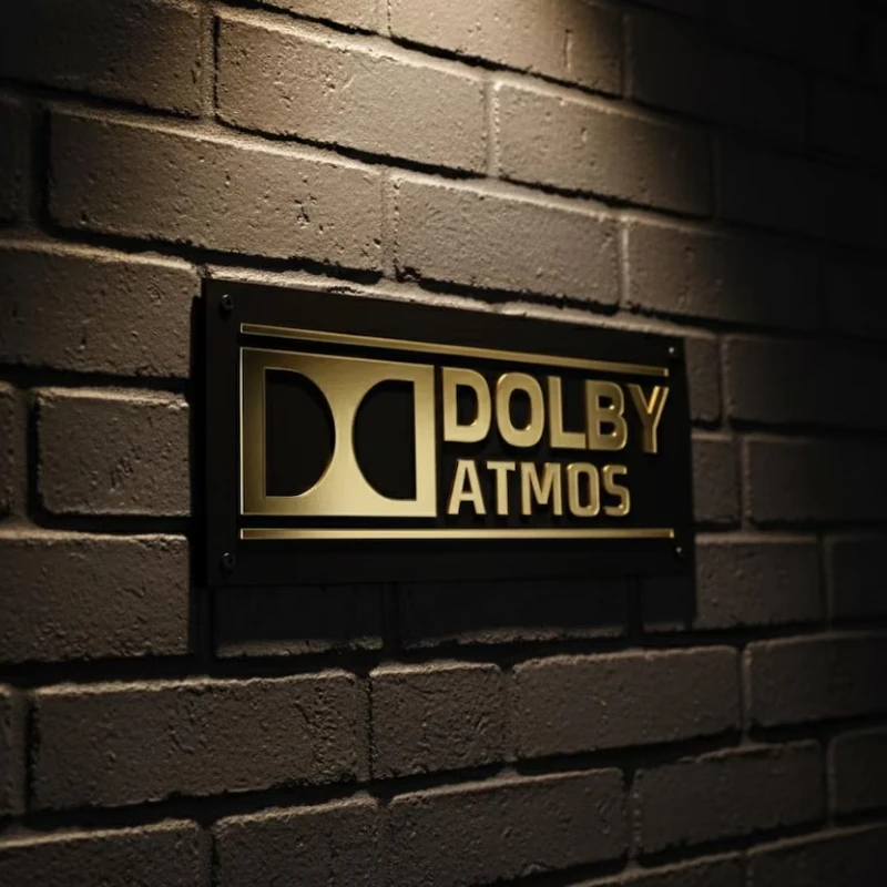 Znak Dolby Atmos: Dekoracja 3D – Home Cinema Wall Lights recenzja i cena