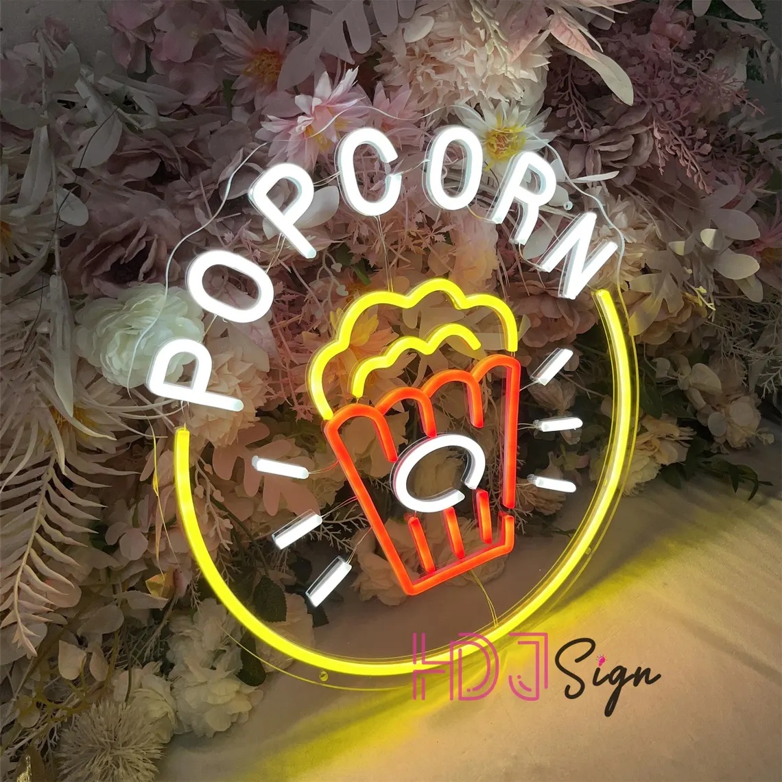 Neon LED z motywem popcornu, n – Home Cinema Wall Lights recenzja i cena