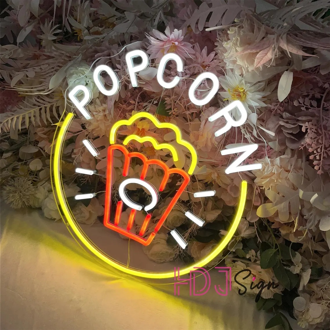 Neon LED z motywem popcornu, n – Home Cinema Wall Lights recenzja i cena