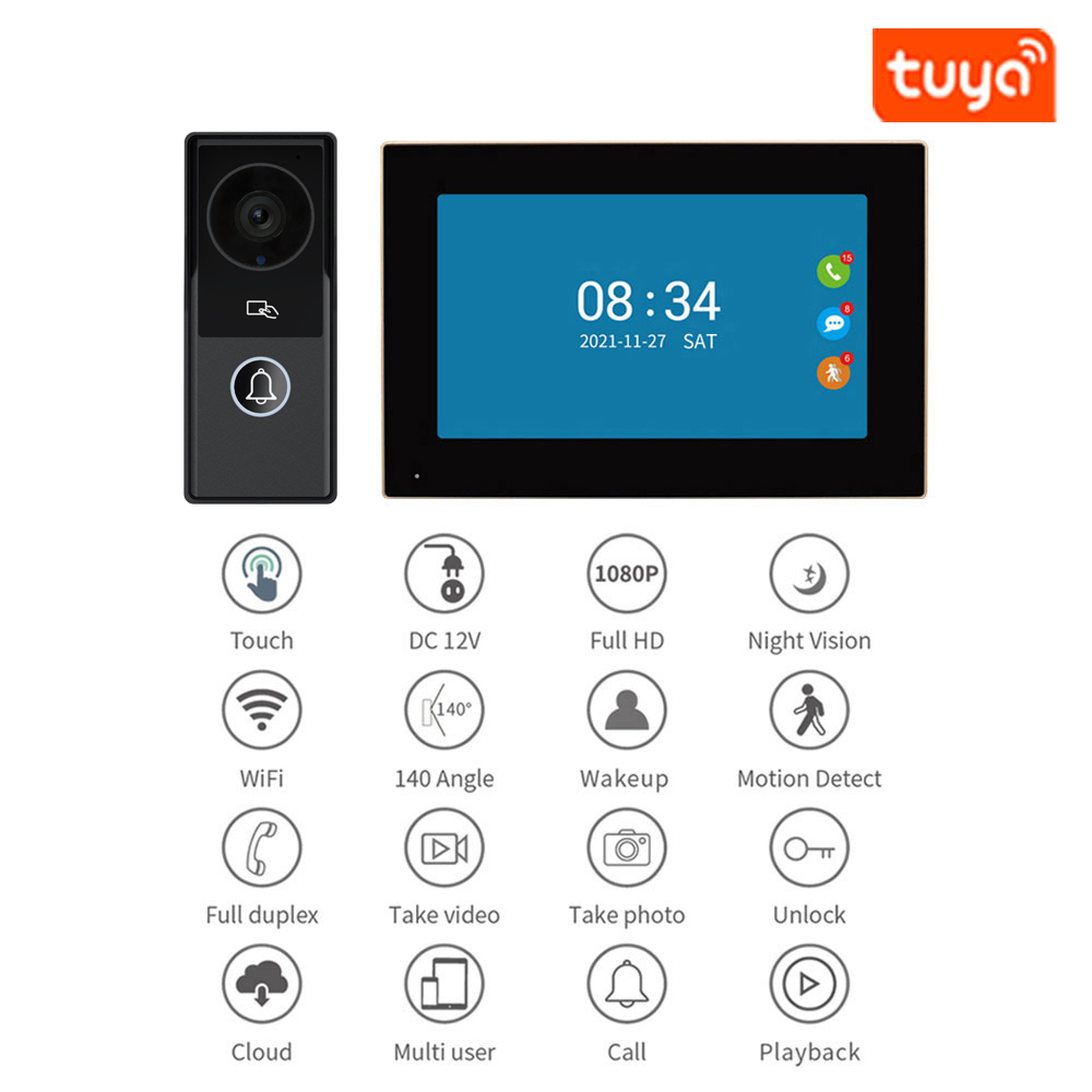 7/10 Cal wideodomofon 1080P dz – Home Cinema Wall Panels recenzja i cena