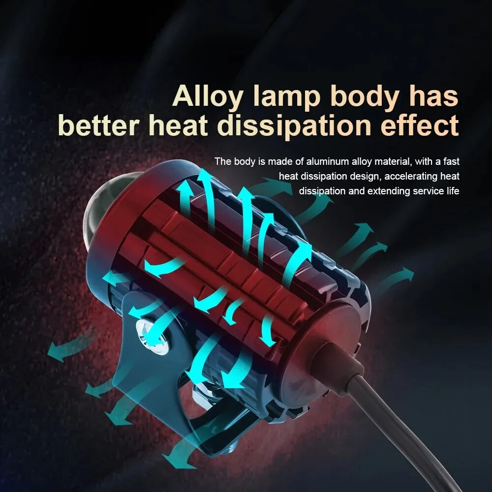Uniwersalna motocyklowa lampa  – Projector Lamp Replacement recenzja i cena