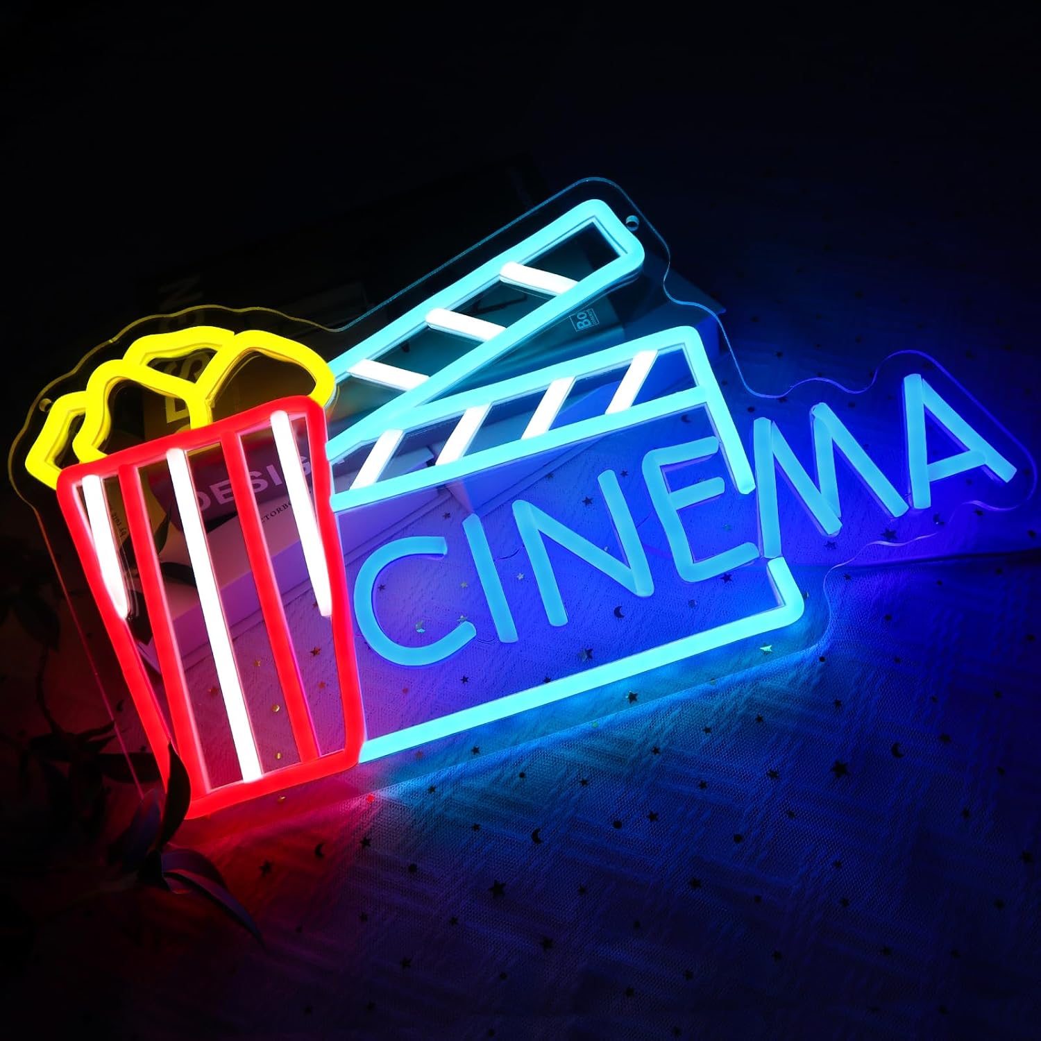 Neonowa lampka LED w kształcie – Home Cinema Wall Lights recenzja i cena