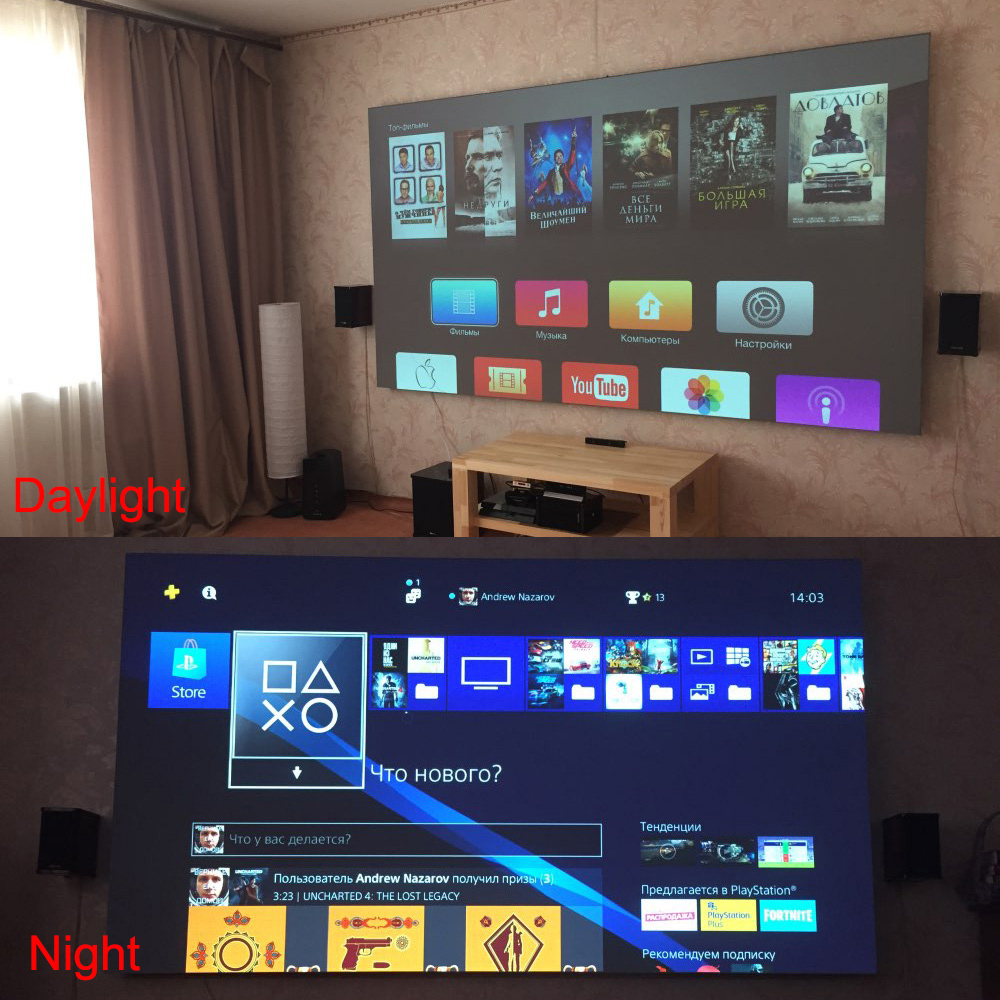 Ekran projektora Salange, 60 1 – Home Cinema Blanc recenzja i cena