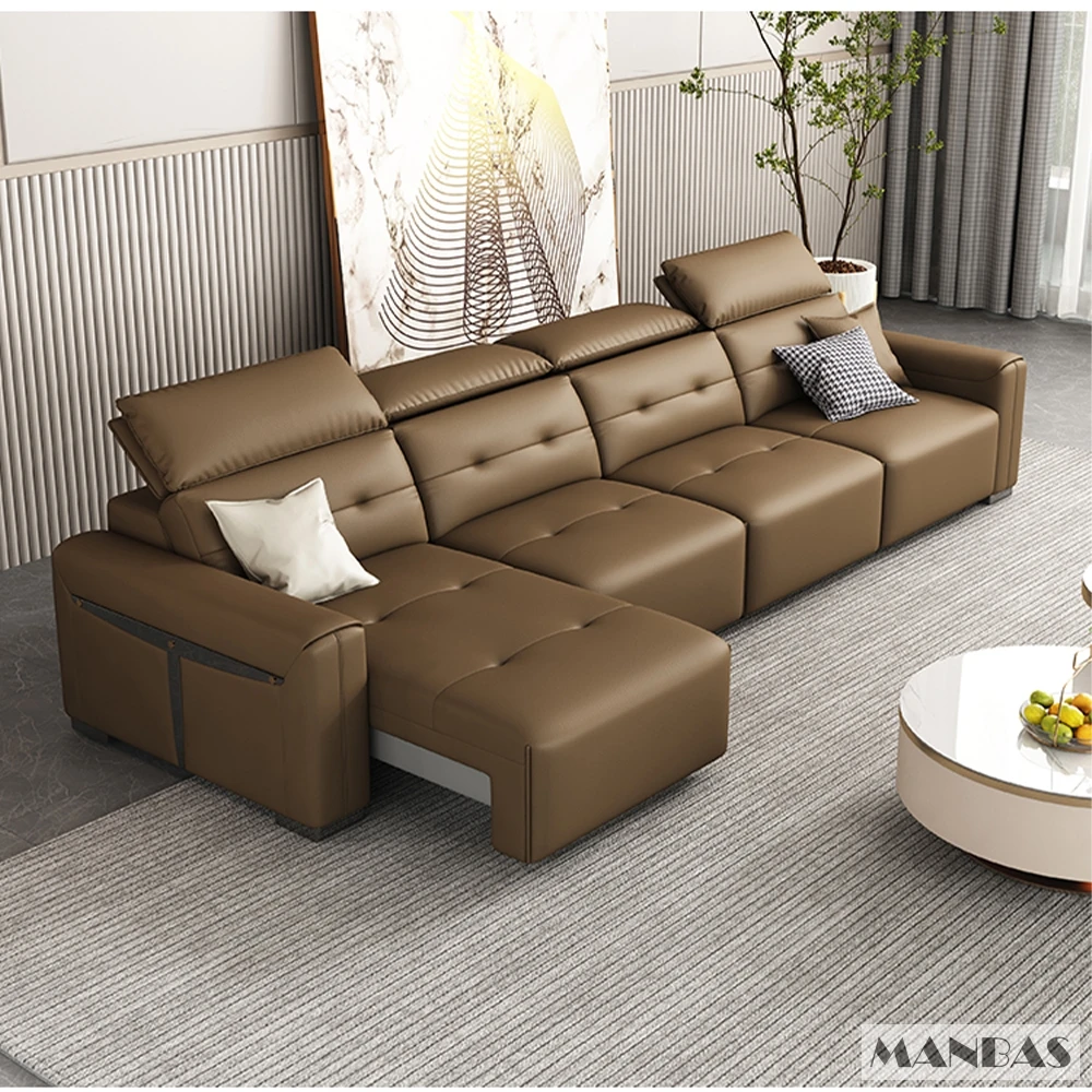 Elektryczna rozkładana sofa z  – Home Cinema Furniture recenzja i cena