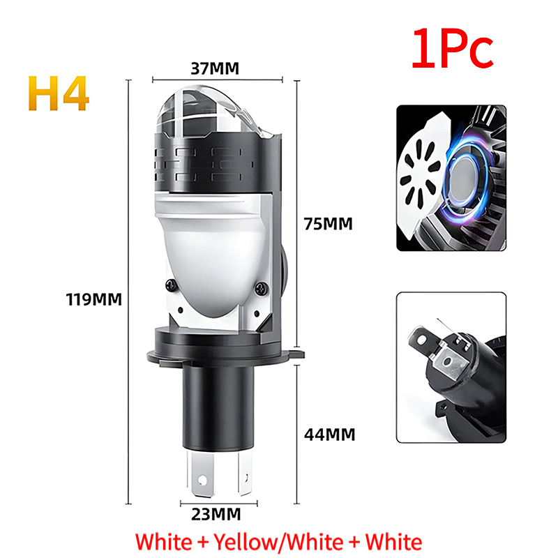 1 szt. Mocna lampa LED H4 z pr – Projector Lamp Replacement recenzja i cena