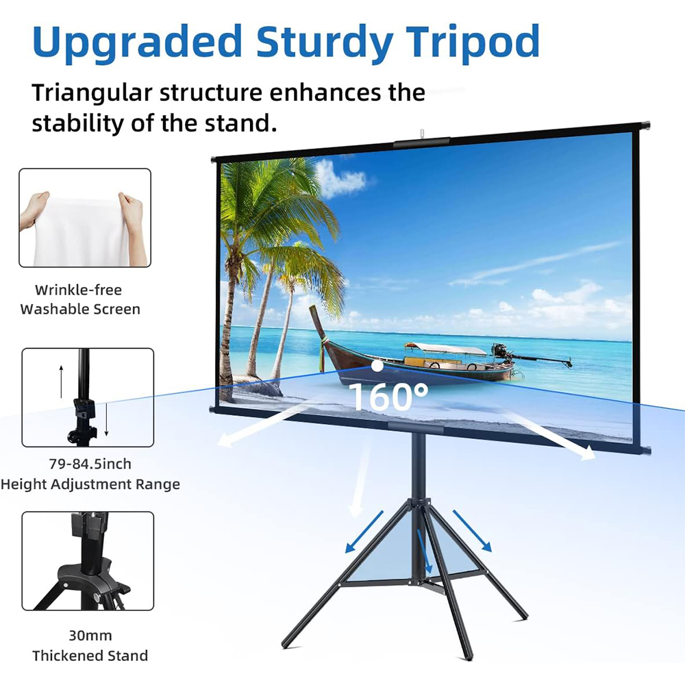 Ekran projektora VEIDADZ ze st – Home Cinema Blanc recenzja i cena